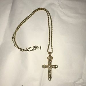 Jacqueline Kennedy cross necklace
